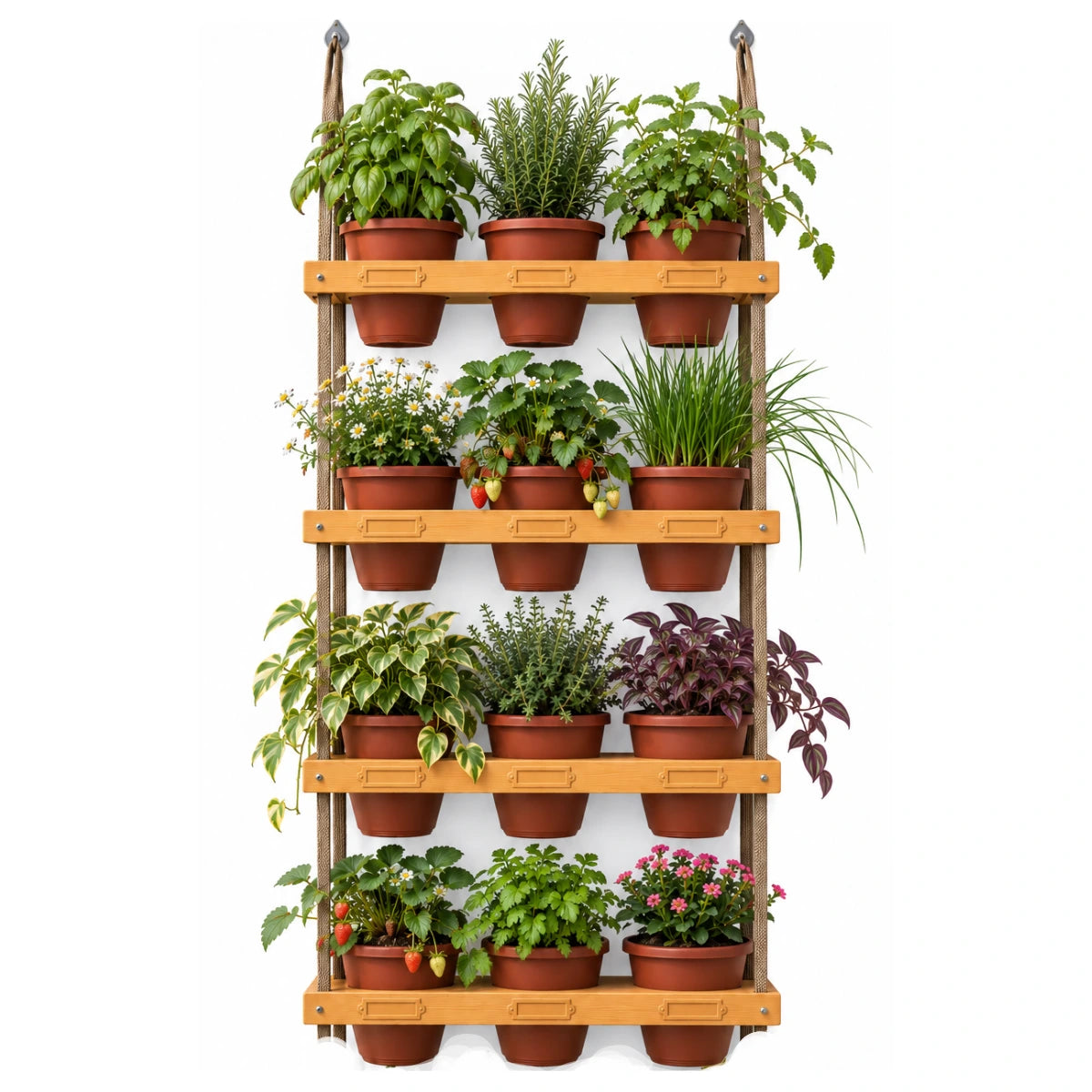 Horta Vertical - 4 Prateleiras